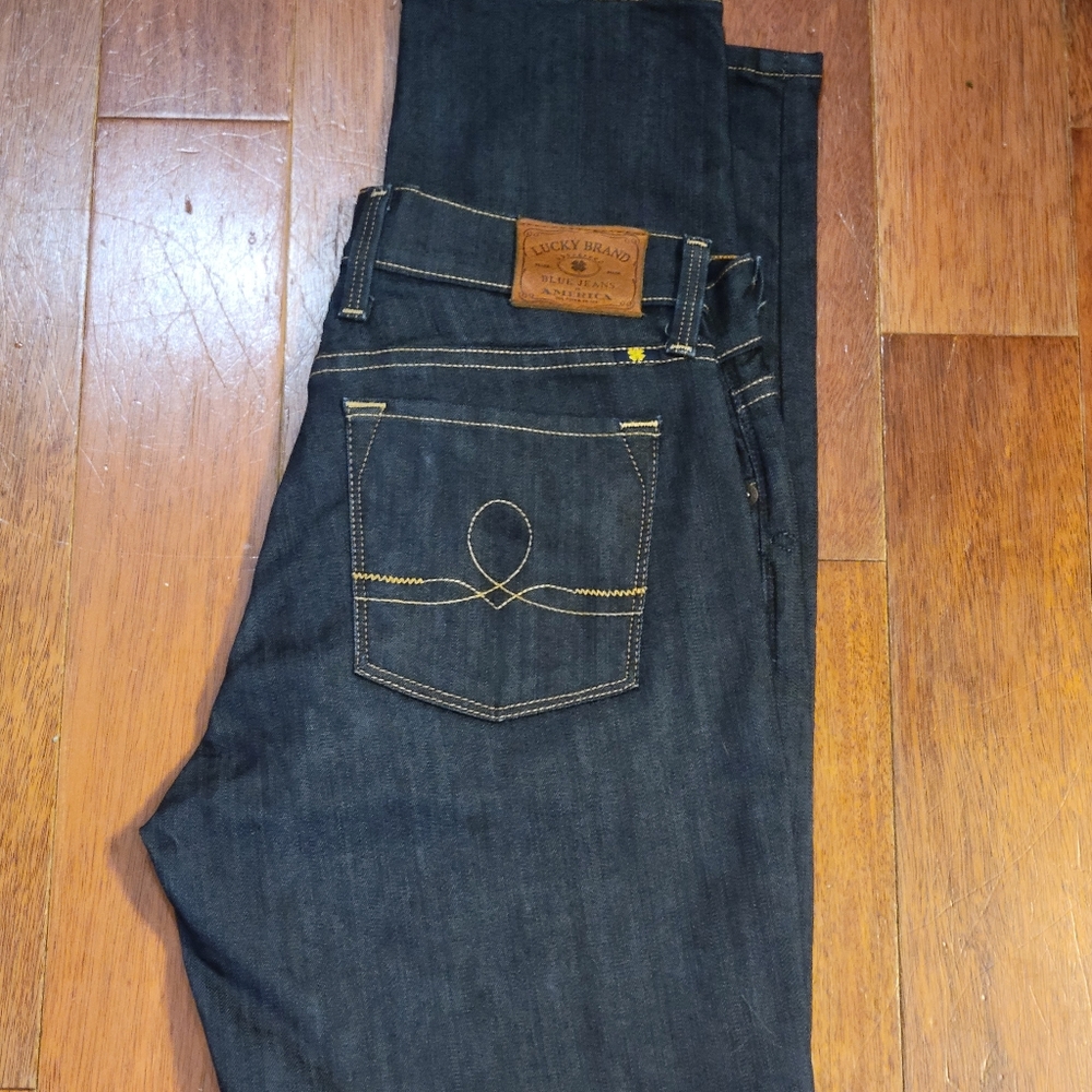 Lucky Brand Sofia Skinny 6/28 Ankle Dark Wash Jeans